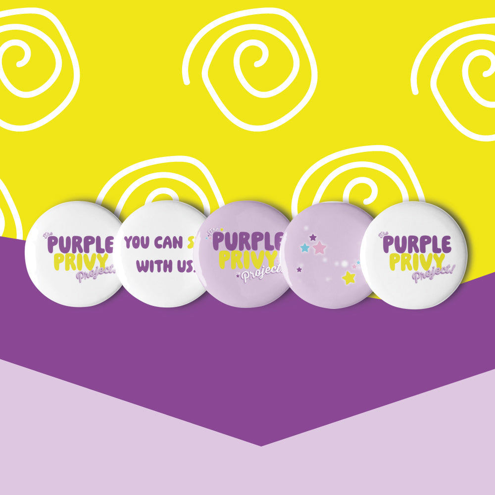 Set of pin buttons