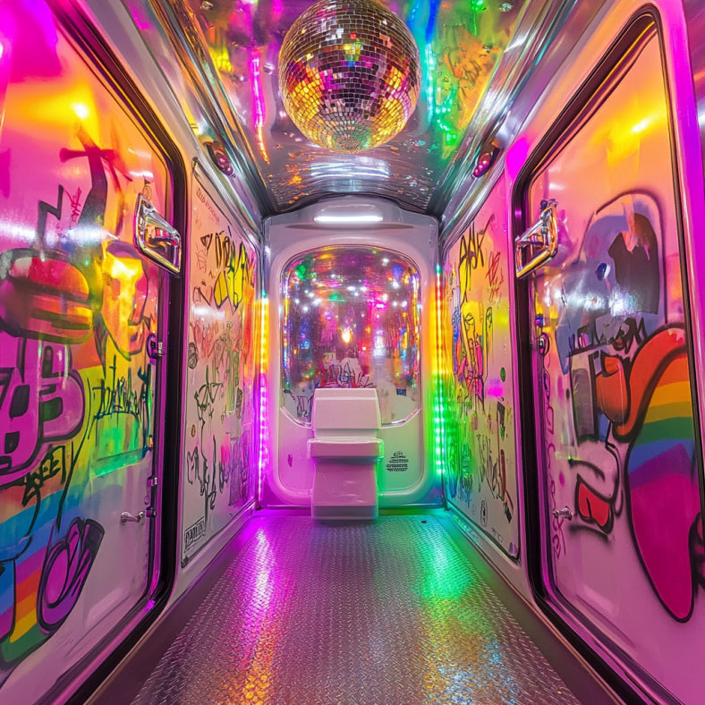 Sponsor a Purple Privy – Public Restroom Art Installation