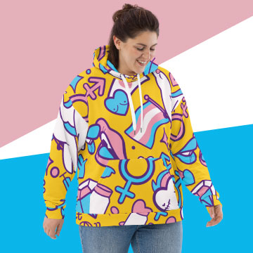 Trans Love Unisex Hoodie