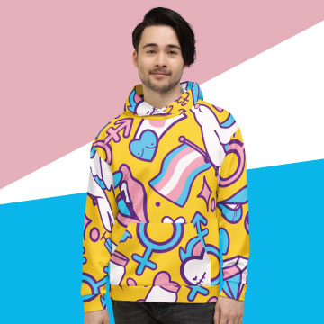 Trans Love Unisex Hoodie
