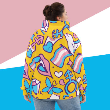 Trans Love Unisex Hoodie